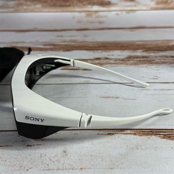 Sony 3D Active Shutter Glasses TDG-BR250 White for Video Game Console - Picture 2 of 5